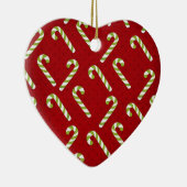 Weihnachtencandycanes Keramik Ornament (Rechts)