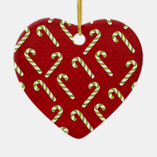Weihnachtencandycanes Keramik Ornament