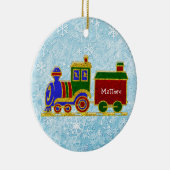 WeihnachtenChoo Choo Zug personifizieren Keramik Ornament (Rechts)