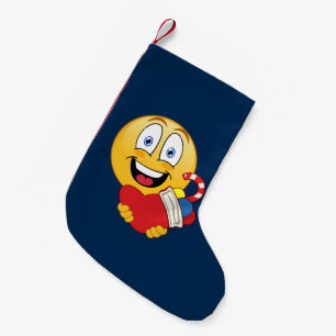 WeihnachtenEmoji Strumpf Kleiner Weihnachtsstrumpf
