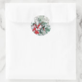 Weihnachtengel 2 Aufkleber (Tasche)