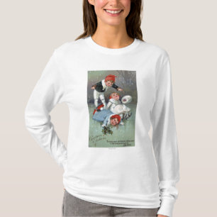 WeihnachtenGladnessIce Skaten-Kindereinsturz T-Shirt