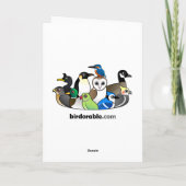 WeihnachtenGouldian Fink Feiertagskarte (Rückseite)