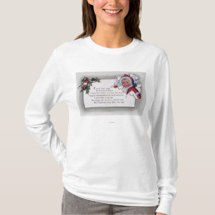 WeihnachtenGreetingLittle Kind durch Papier T-Shirt