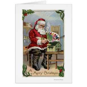 WeihnachtenGreetingSanta Malerei