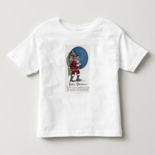 WeihnachtenGreetingSanta tragende Geschenke Kleinkind T-shirt