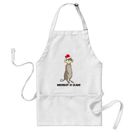 Weihnachtenmeerkat Schürze (Vorne)