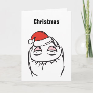 WeihnachtenMemes Schleppangel Lov PinkEyes Feiertagskarte
