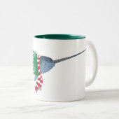 WeihnachtenNarwhal Tasse (VorderseiteRechts)
