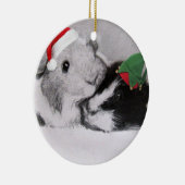 WeihnachtenPeegs Meerschweinchen Keramikornament (Rechts)