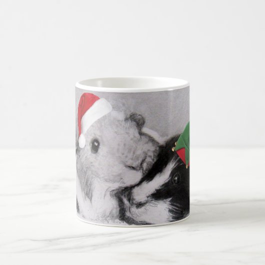 WeihnachtenPeegs Meerschweinchen-Wickelrock Kaffeetasse (Mittel)