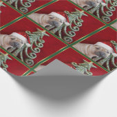 WeihnachtenSharpei Hund Geschenkpapier (Ecke)