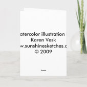 WeihnachtenShopaholics Grußkarte Feiertagskarte (Rückseite)