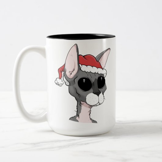 WeihnachtenSphynx Tasse (Links)
