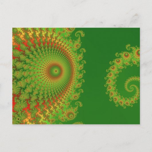 WeihnachtenSpirole Postkarte (Vorderseite)