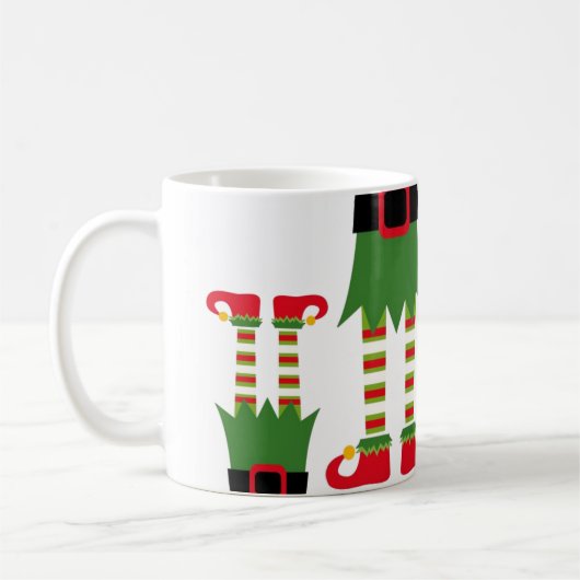 WeihnachtenTasse-elf Kaffeetasse (Links)