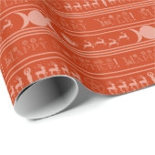 Weihnachtenverpackungspapier Rot Geschenkpapier (Rolleneckpunkt)