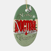 WEIHNACHTENZahnmedizin ZAHNARZT Keramikornament (Rechts)