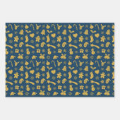 Weihnachtgold Geschenkpapier Set (Vorderseite 3)