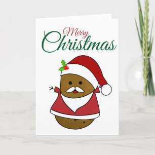 Weihnachtkartoffel Feiertagskarte