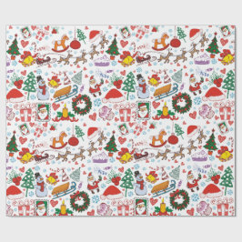 Weihnachtlich Festlich Geschenkpapier