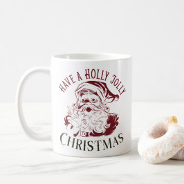 Weihnachtlich Fröhliches Vintage-Weihnachten Kaffeetasse