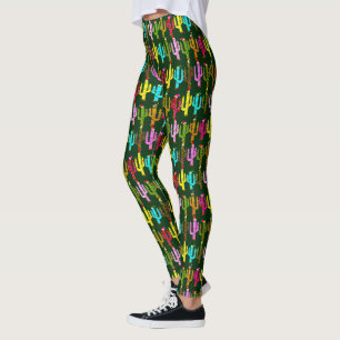 Weihnachtlich geschmückter Kaktus Weihnachten Leggings