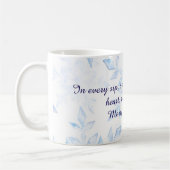 Weihnachtlich gestalteter Kaffeebecher Kaffeetasse (Links)