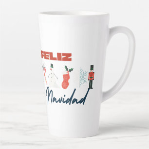weihnachtlich gestalteter Latte-Mug Milchtasse