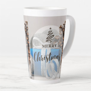weihnachtlich gestalteter Latte-Mug  Milchtasse