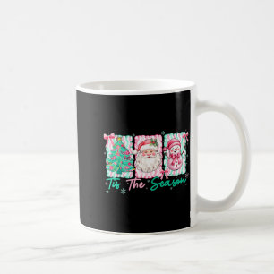 Weihnachtlich ist die Jahreszeit Santa Schneemann Kaffeetasse