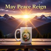 Weihnachtlich religiös Der Löwe und das Lamm mit S Kaffeetasse