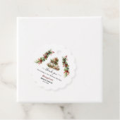 Weihnachtliche Brautparty-Teegesellschaft Danke Geschenkanhänger (Beispiel)