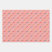 Weihnachtliche Dackel im Winter Gewitter Geschenkpapier Set (Vorderseite 3)