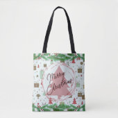 Weihnachtliche Einkaufstasche Tasche (Vorderseite)