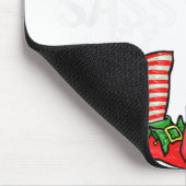 Weihnachtliche Elf-Familien-Matching-Group-V-T-Shi Mousepad (Ecke)