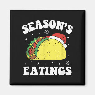 Weihnachtliche Essereien Lustiger Weihnachts-Taco- Magnet