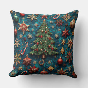Weihnachtliche Festdekoration Kissen