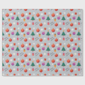 Weihnachtliche Festtage  Geschenkpapier (Flach)