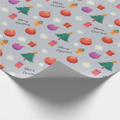 Weihnachtliche Festtage  Geschenkpapier (Ecke)