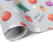 Weihnachtliche Festtage  Geschenkpapier (Rolleneckpunkt)