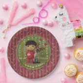 weihnachtliche Friend-Papierplatte Pappteller (Party)