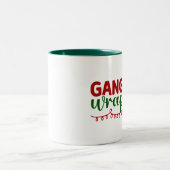 Weihnachtliche Gangsta Wrapper Tasse (Mittel)
