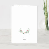 Weihnachtliche Grüße Design (Rückseite)