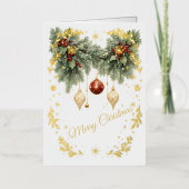 Weihnachtliche Grüße Design (Vorderseite)