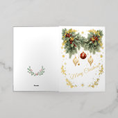 Weihnachtliche Grüße Design (Äußere Ablage)