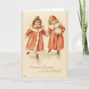 Weihnachtliche Grüße für einen Freund, Karte