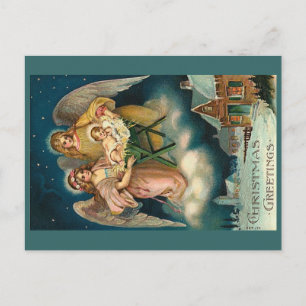 Weihnachtliche Grüße Vintage Postkarte