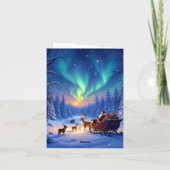 Weihnachtliche Harmonie“100 Feiertagskarte (Rückseite)