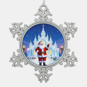 Weihnachtliche Harmonie“116 Schneeflocken Zinn-Ornament